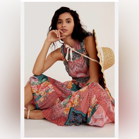 NWT Antropologie Alessandra Maxi Dress 12 - Picture 5 of 8